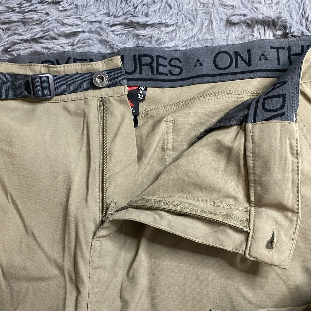 Gerry On The Go Adventures Men's Sz 38x31 Outdoors Hiking Performance Tan Pant
